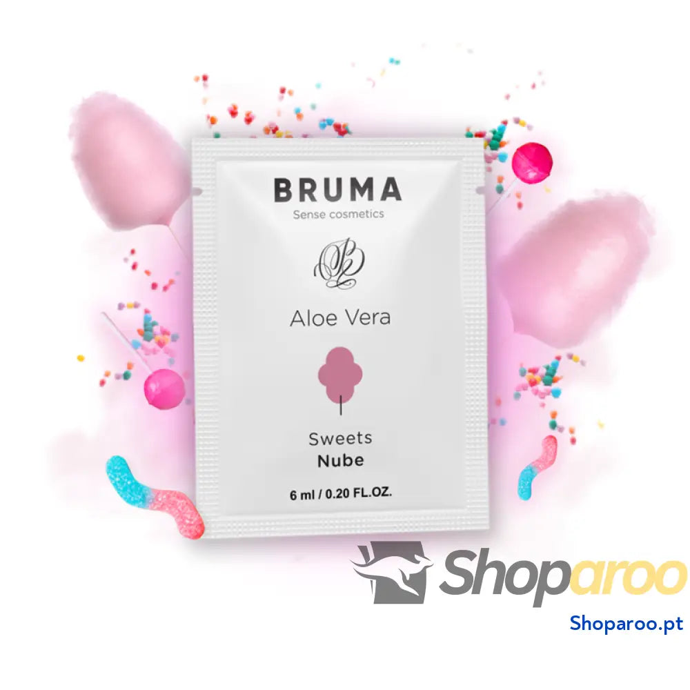 BRUMA GEL DESLIZANTE DE ALOE VERA SABOR DOCES 6 ML