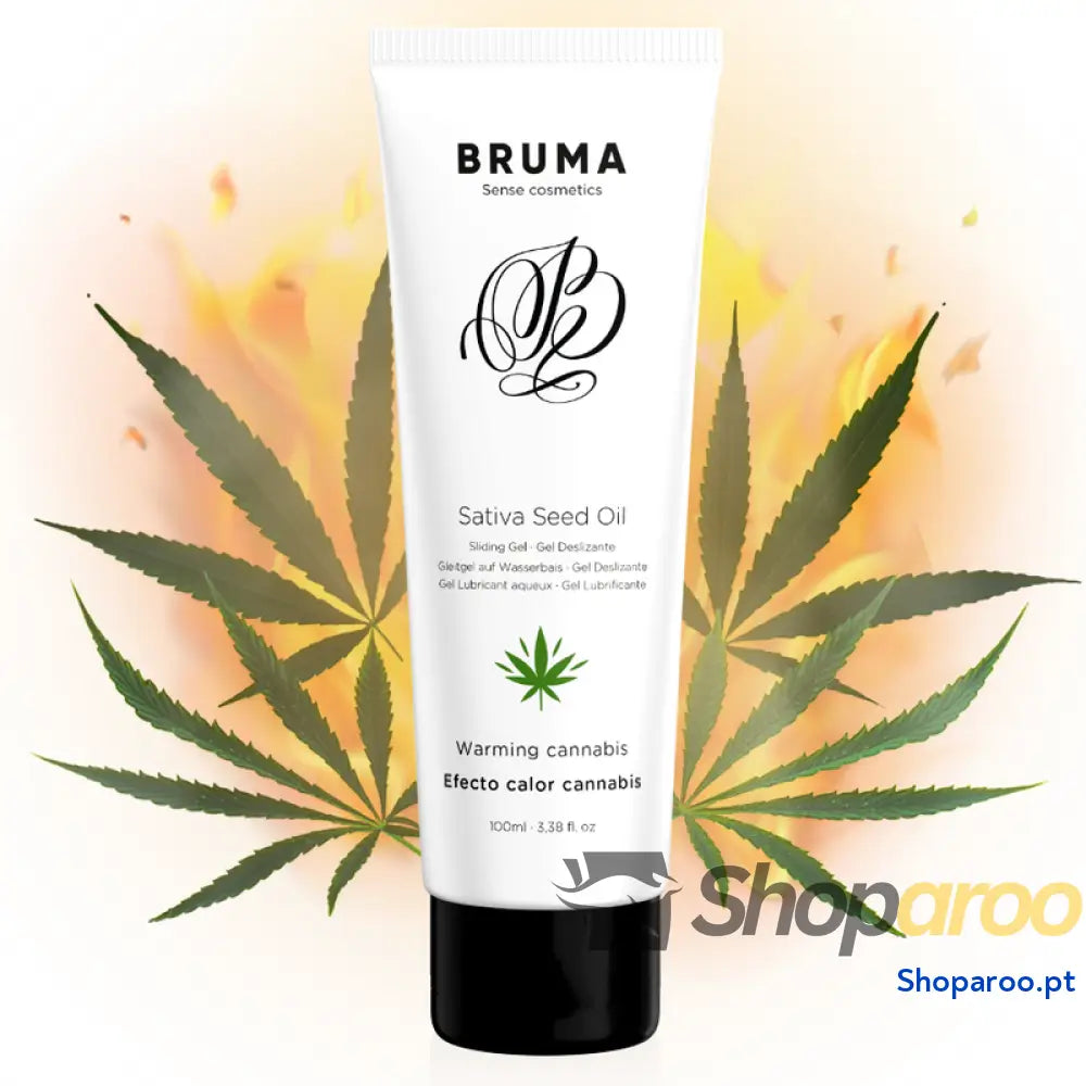 BRUMA SATIVA SEED OIL SLIDING GEL AQUECEDOR SABOR CANNABIS 100 ML