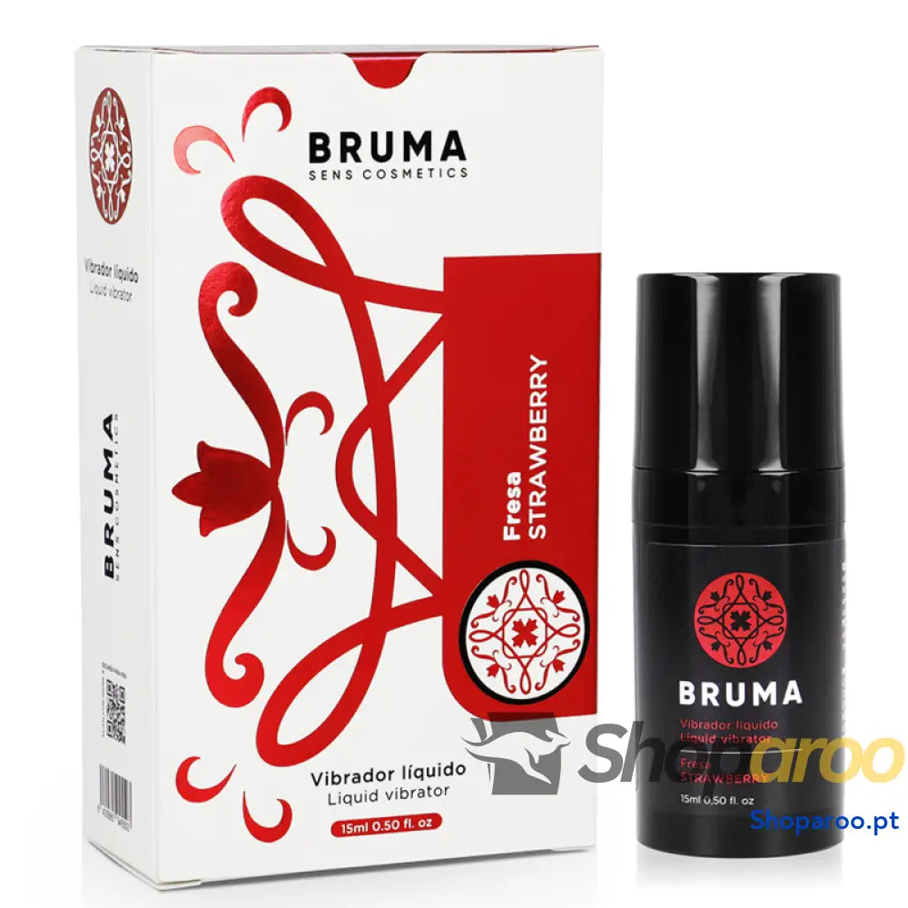 BRUMA - VIBRADOR LÍQUIDO ULTRA DESLIZANTE MORANGO 15 ML