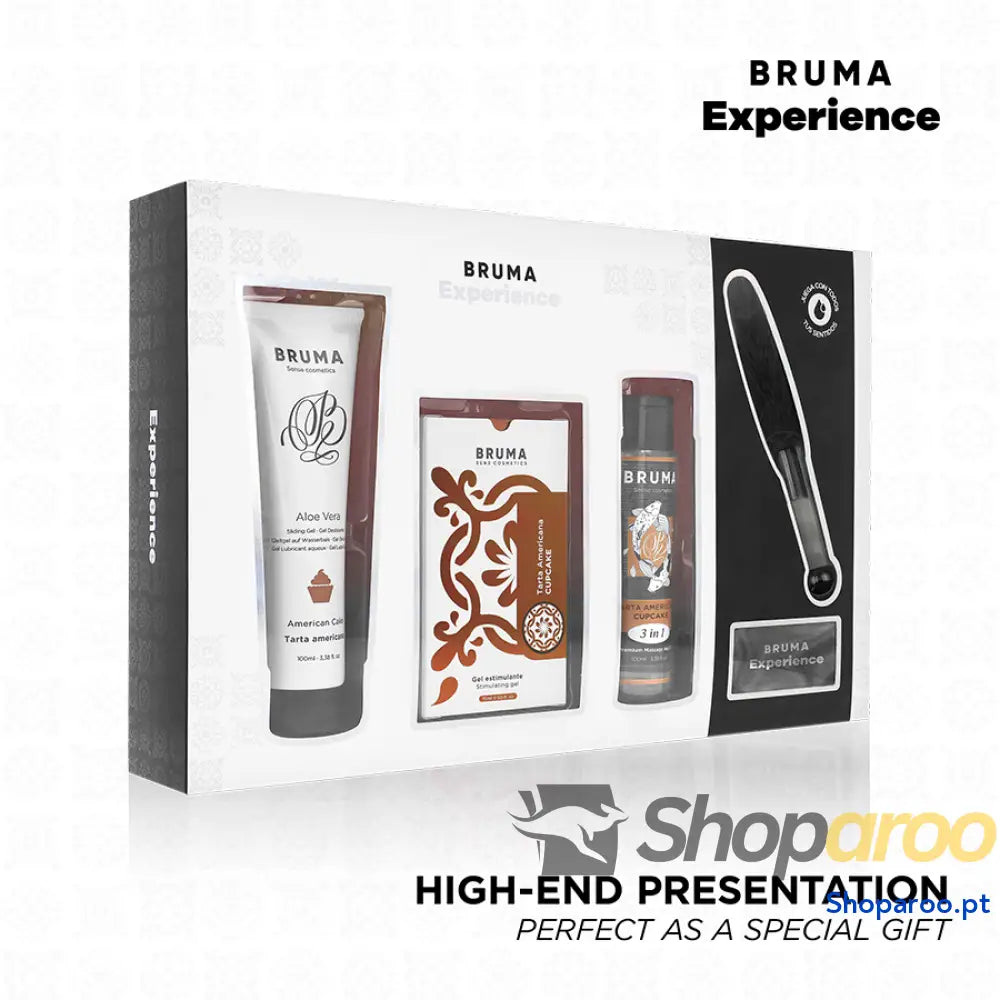 BRUMA XPERIENCE - KIT DE TENTAÇÃO DOCE AMERICANA TART COM POTENCIALIZADOR DE ORGASMO
