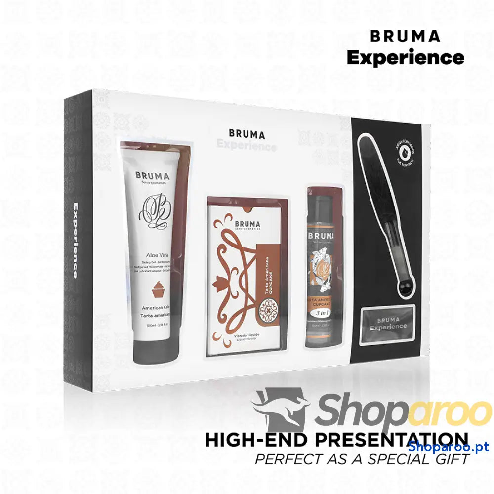 BRUMA XPERIENCE - KIT DOCE TENTAÇÃO BOLO AMERICANO VIBRO-ORGÁSMICO
