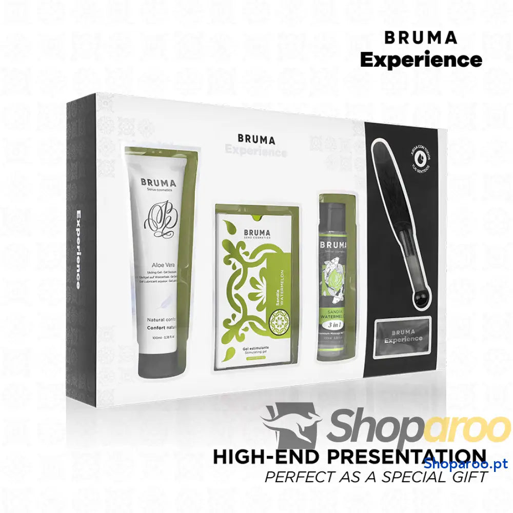 BRUMA XPERIENCE - KIT TENTAÇÃO DE MELANCIA DOCE COM POTENCIALIZADOR DE ORGASMO