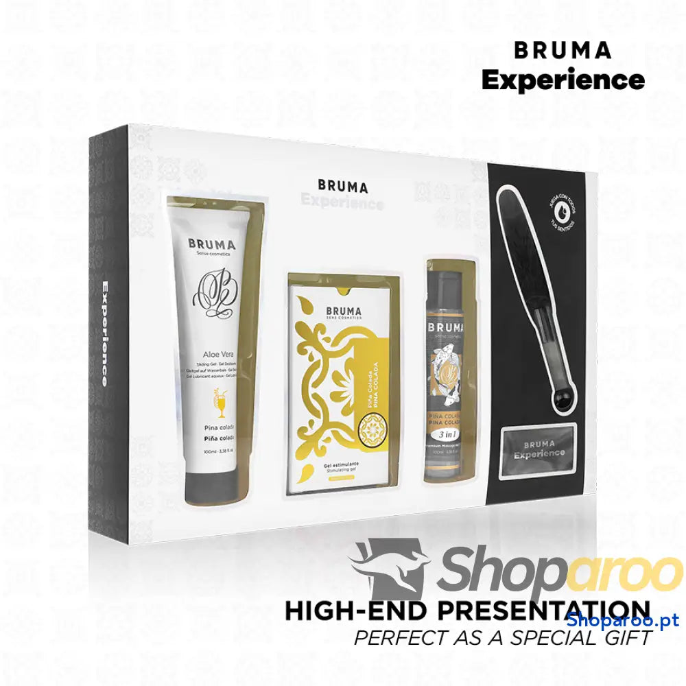 BRUMA XPERIENCE - PACOTE DE TENTAÇÃO DE PINA COLADA DOCE COM POTENCIALIZADOR DE ORGASMO