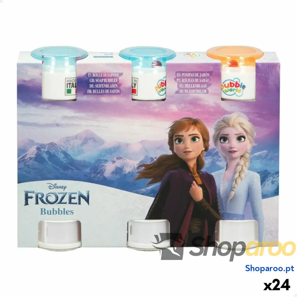 Bubble blower set Frozen 3 Peças 60 ml (24 Unidades)