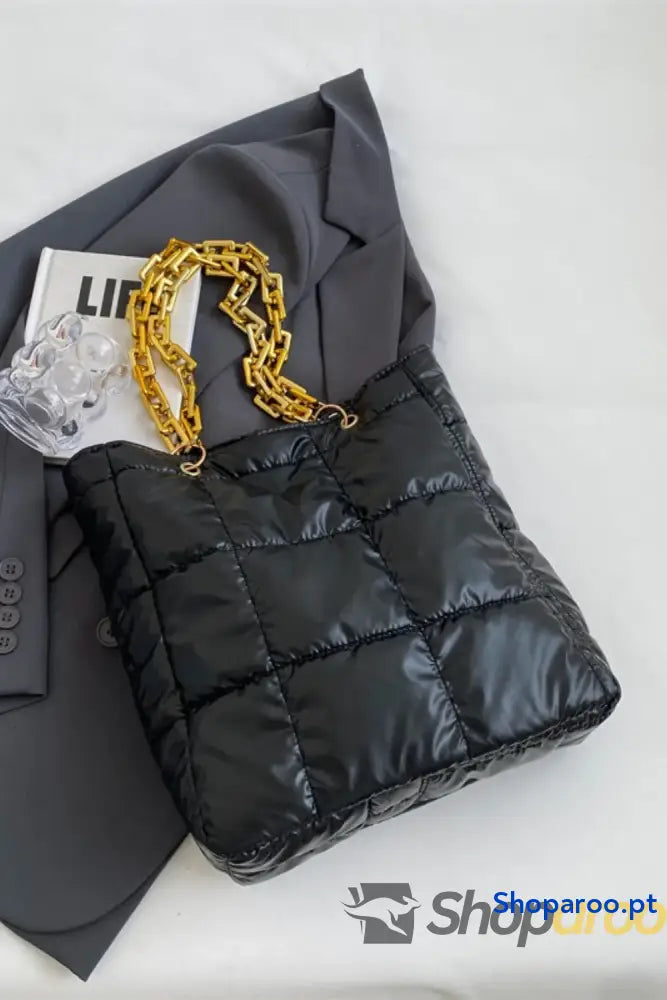 Bubble Texture Chain Handbag