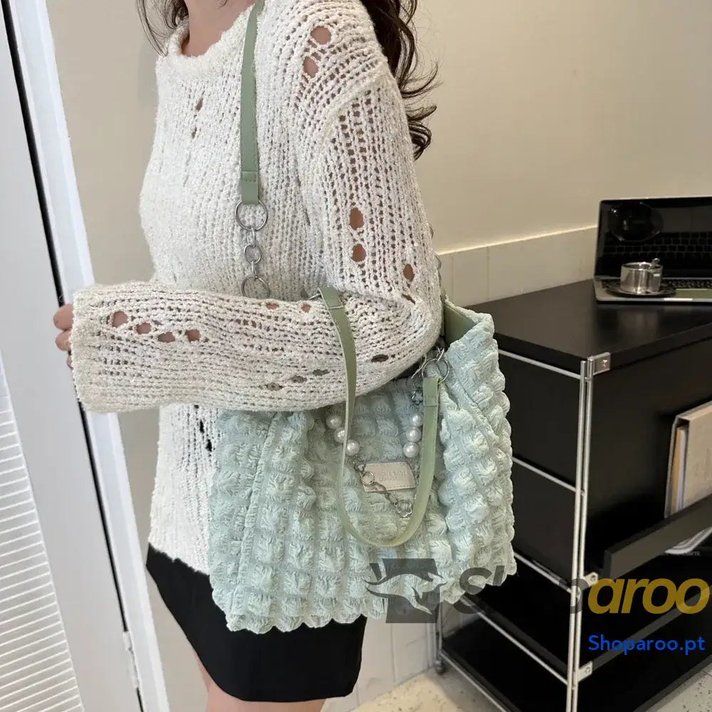 Bubble Textured Tote Bag