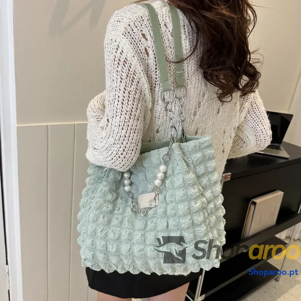 Bubble Textured Tote Bag