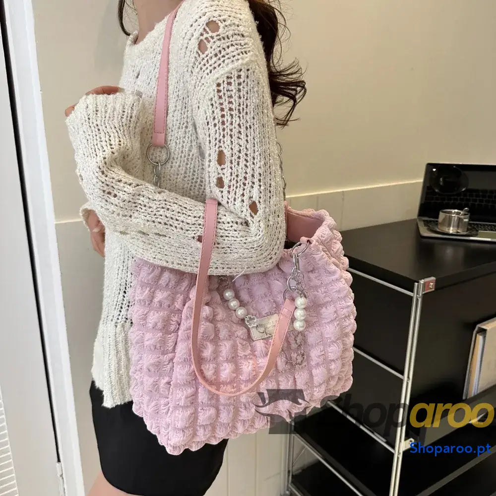 Bubble Textured Tote Bag