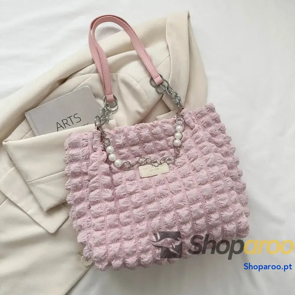 Bubble Textured Tote Bag