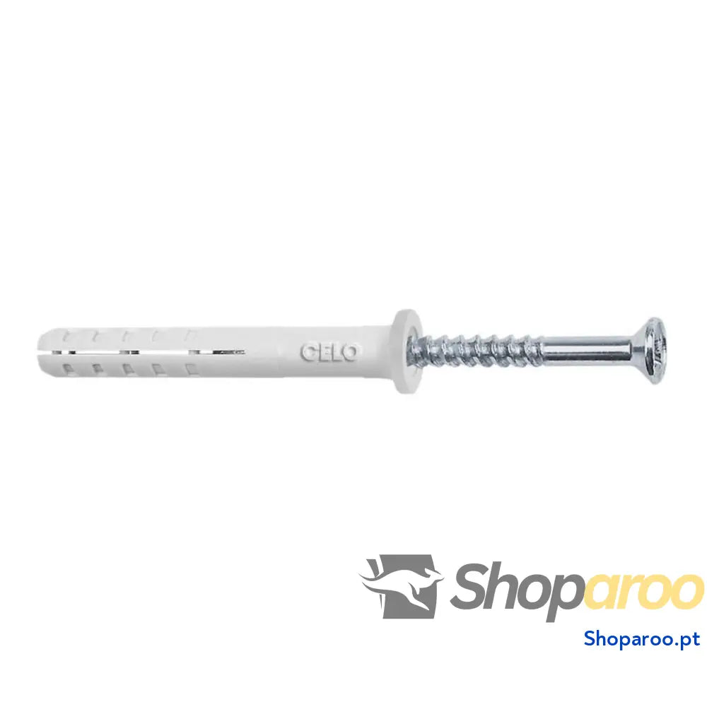 Buchas e parafusos CELO NP 6 x 40 mm Aço Cabeça plana Zincado (100 Unidades)