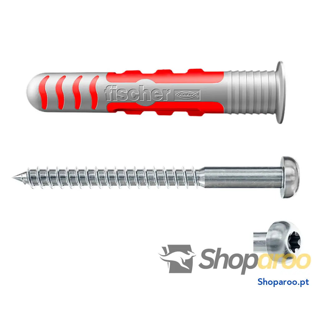 Buchas e parafusos Fischer DuoSeal 557727 S A2 Impermeáveis Ø 6 x 38 mm (50 Unidades)