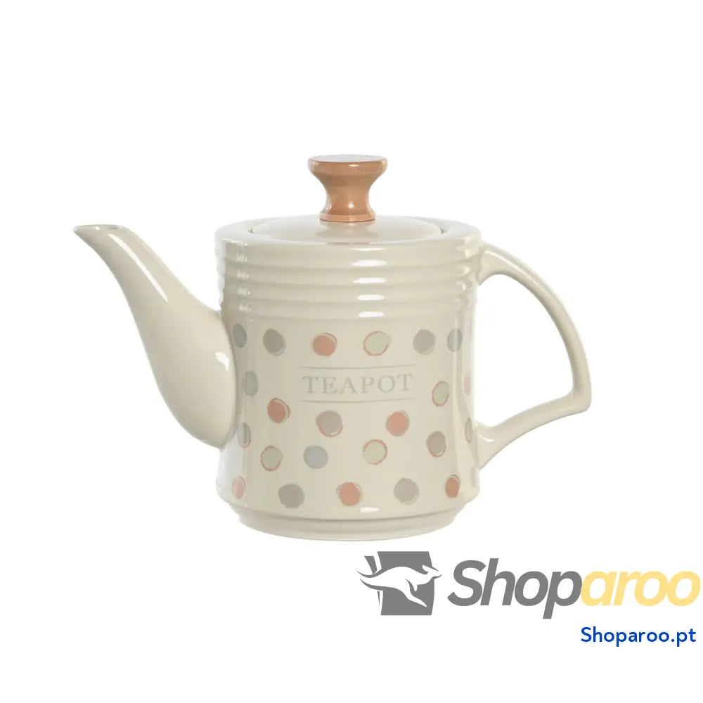 Bule DKD Home Decor Bege Grés 1 L