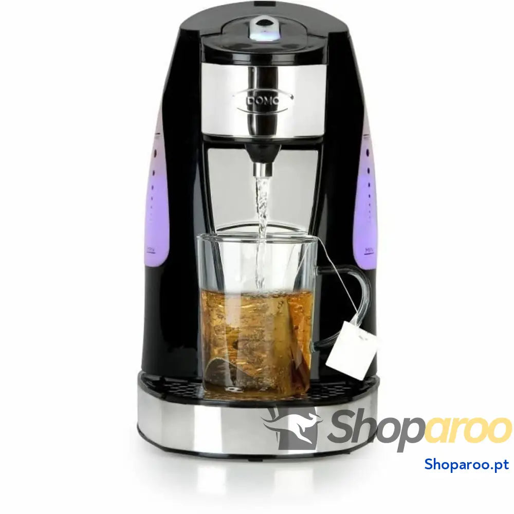 Bule DOMO DO482WK 1,5 L Branco Preto Aço inoxidável (1 Peça)