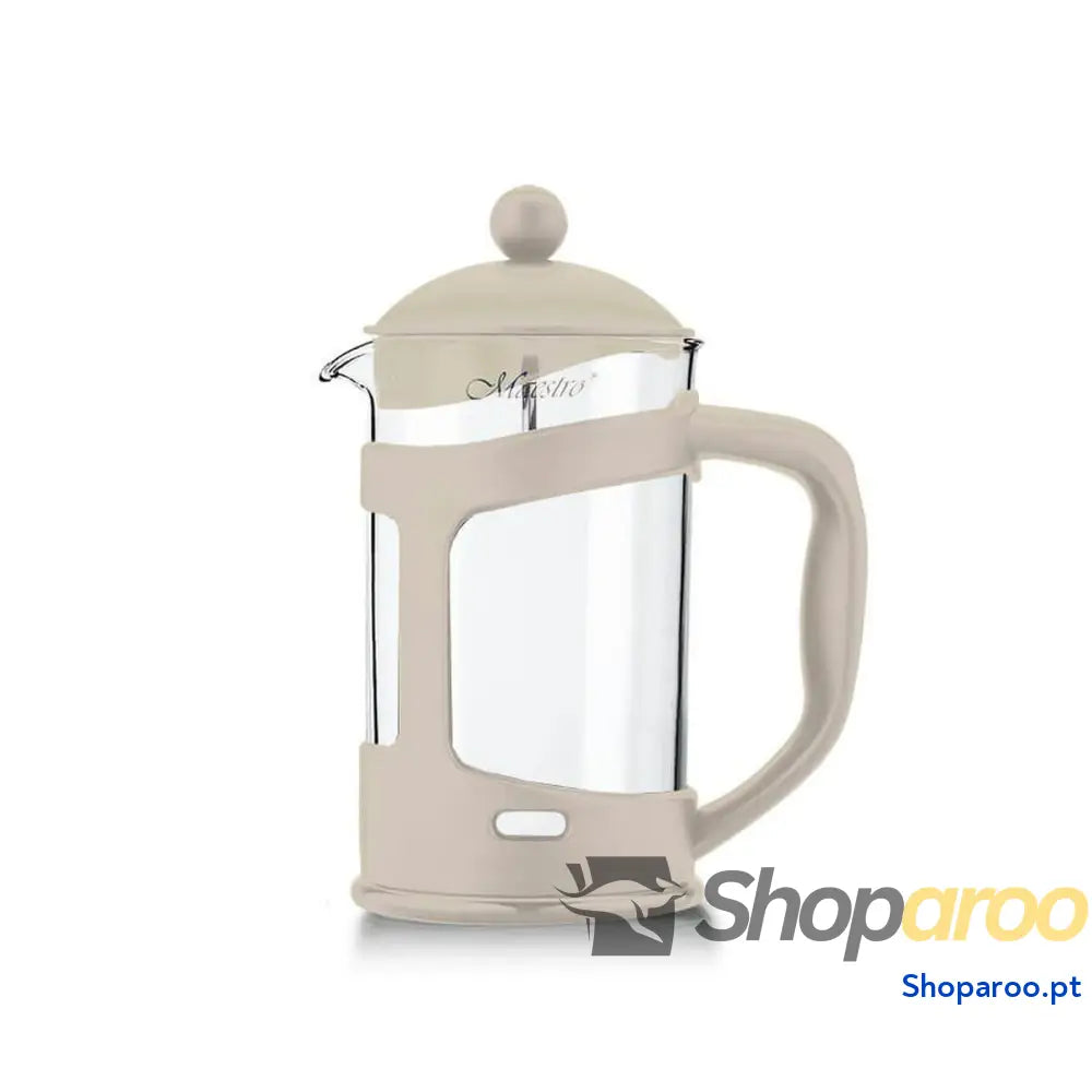 Bule Feel Maestro MR 1665 800 Marfim Aço inoxidável Vidro de Borosilicato ml