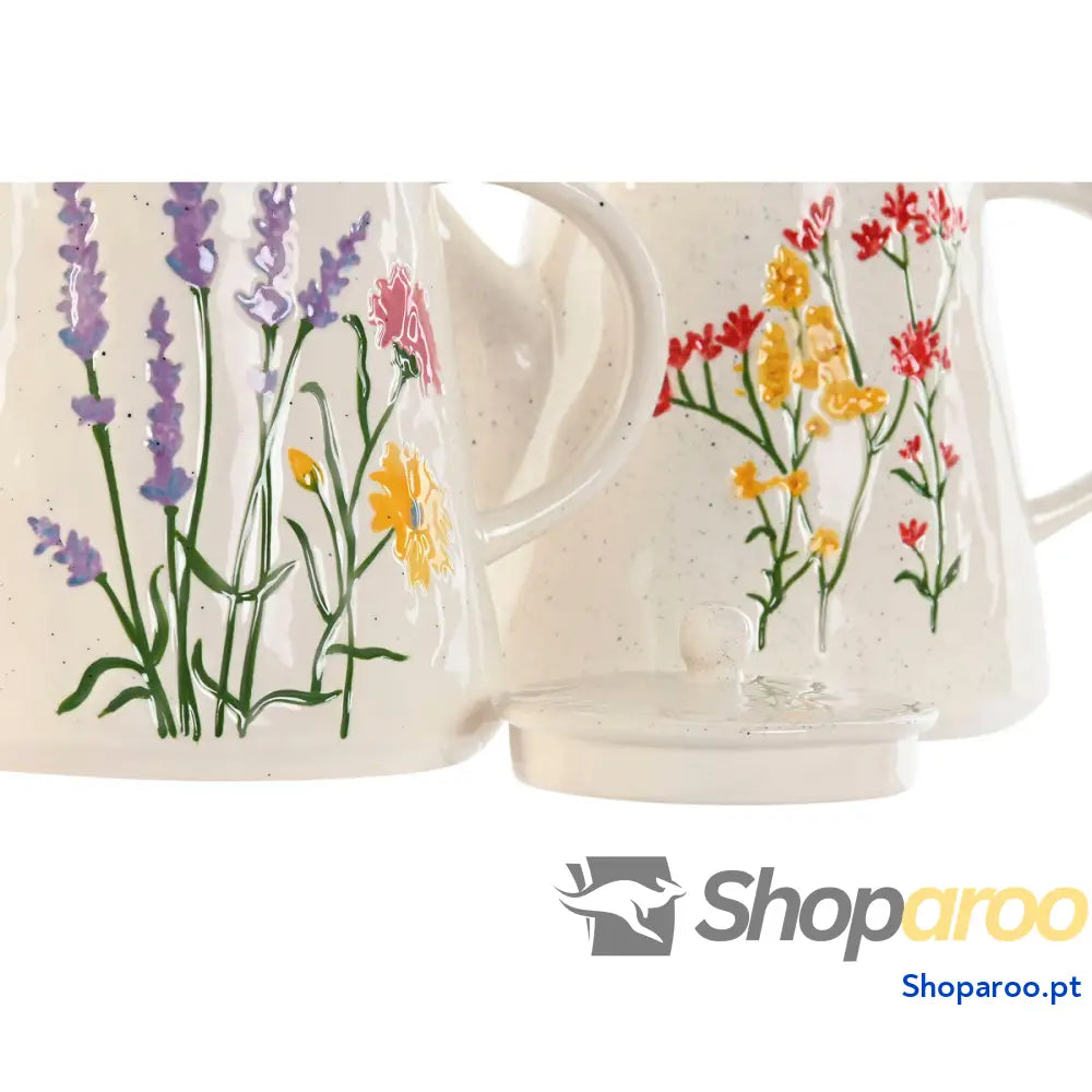 Bule Home ESPRIT Multicolor Porcelana 900 ml (2 Unidades)