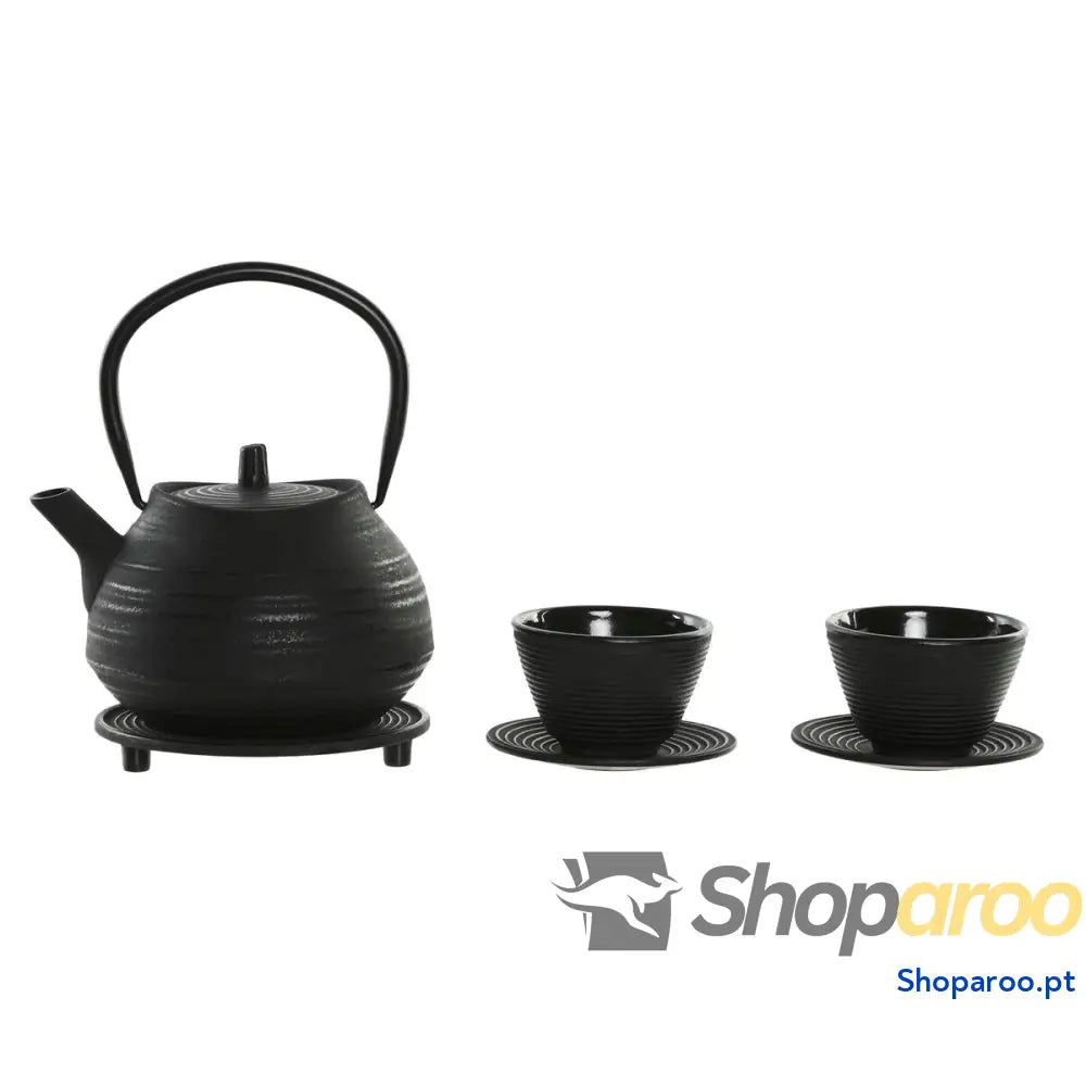 Bule Home ESPRIT Preto Aço inoxidável Ferro 800 ml