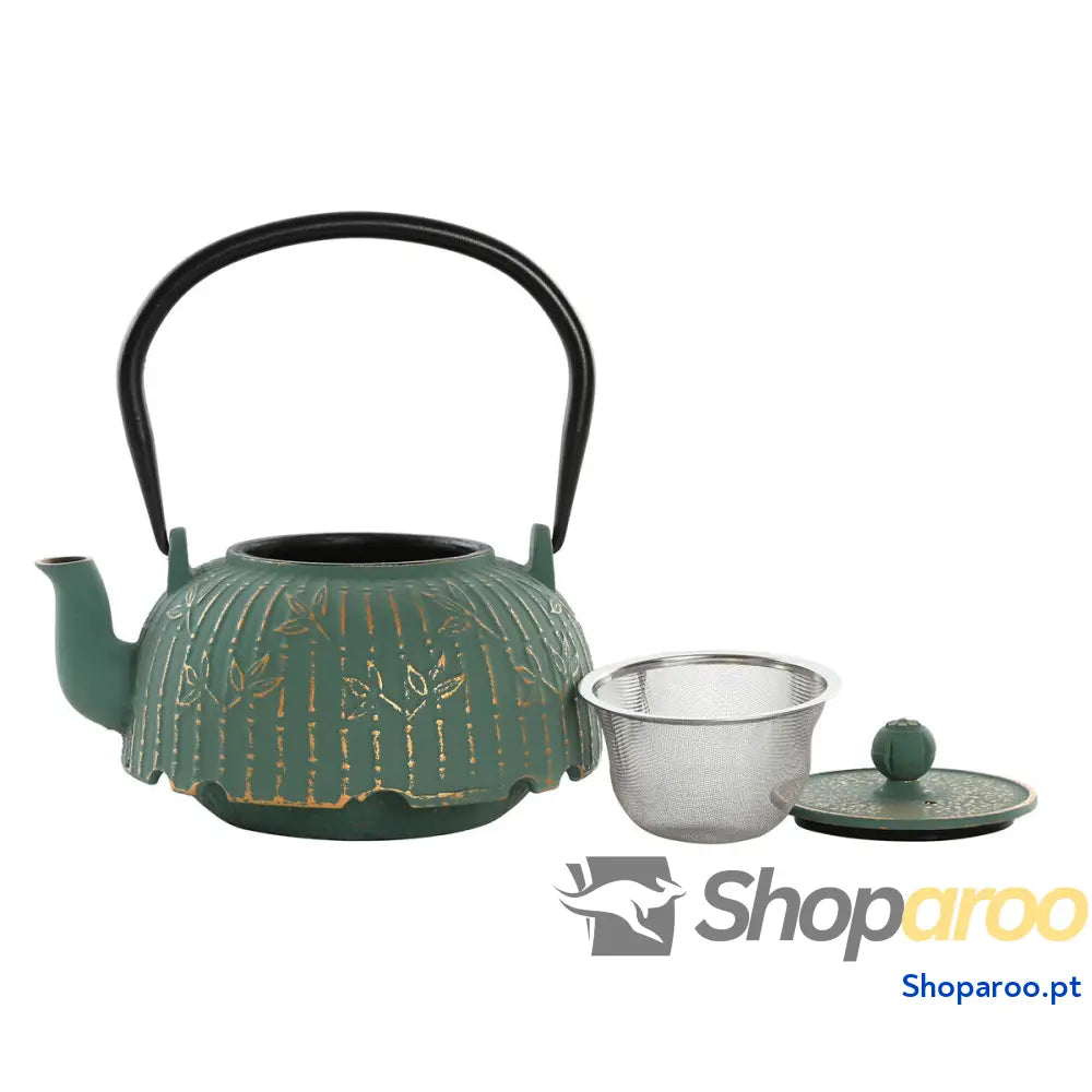 Bule Home ESPRIT Verde Bambu Aço inoxidável Ferro 1 L