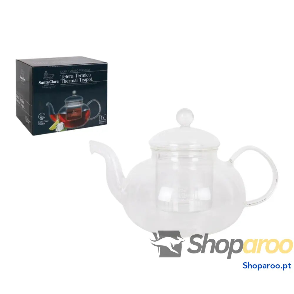 Bule Inde Santa Clara Vidro de Borosilicato 750 ml