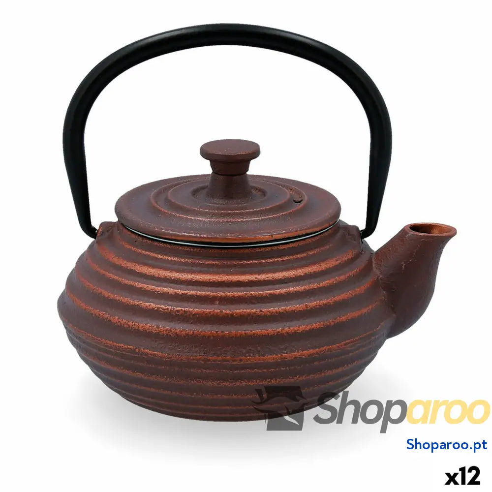 Bule Quid Serenia Castanho Metal Aço inoxidável 300 ml (12 Unidades)