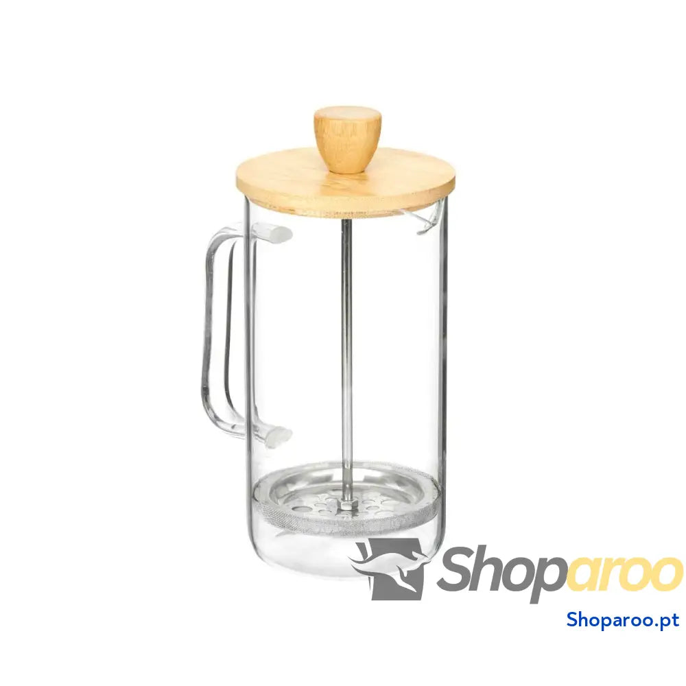 Bule Vivalto SW8132 600ML Natural Bambu Vidro de Borosilicato 600 ml