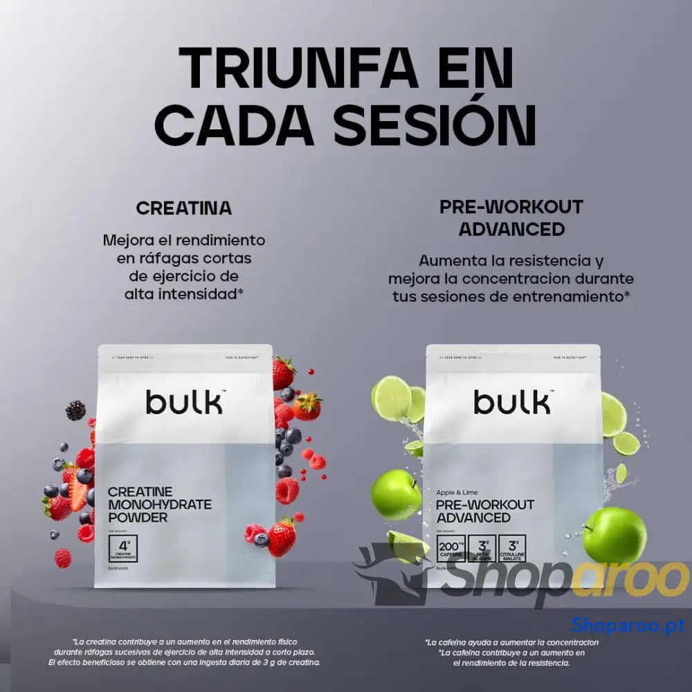 Bulk Pure Whey Protein 500 g 16 doses produto rico em proteínas baixo teor de açúcar absorção rápida sem adição sabores