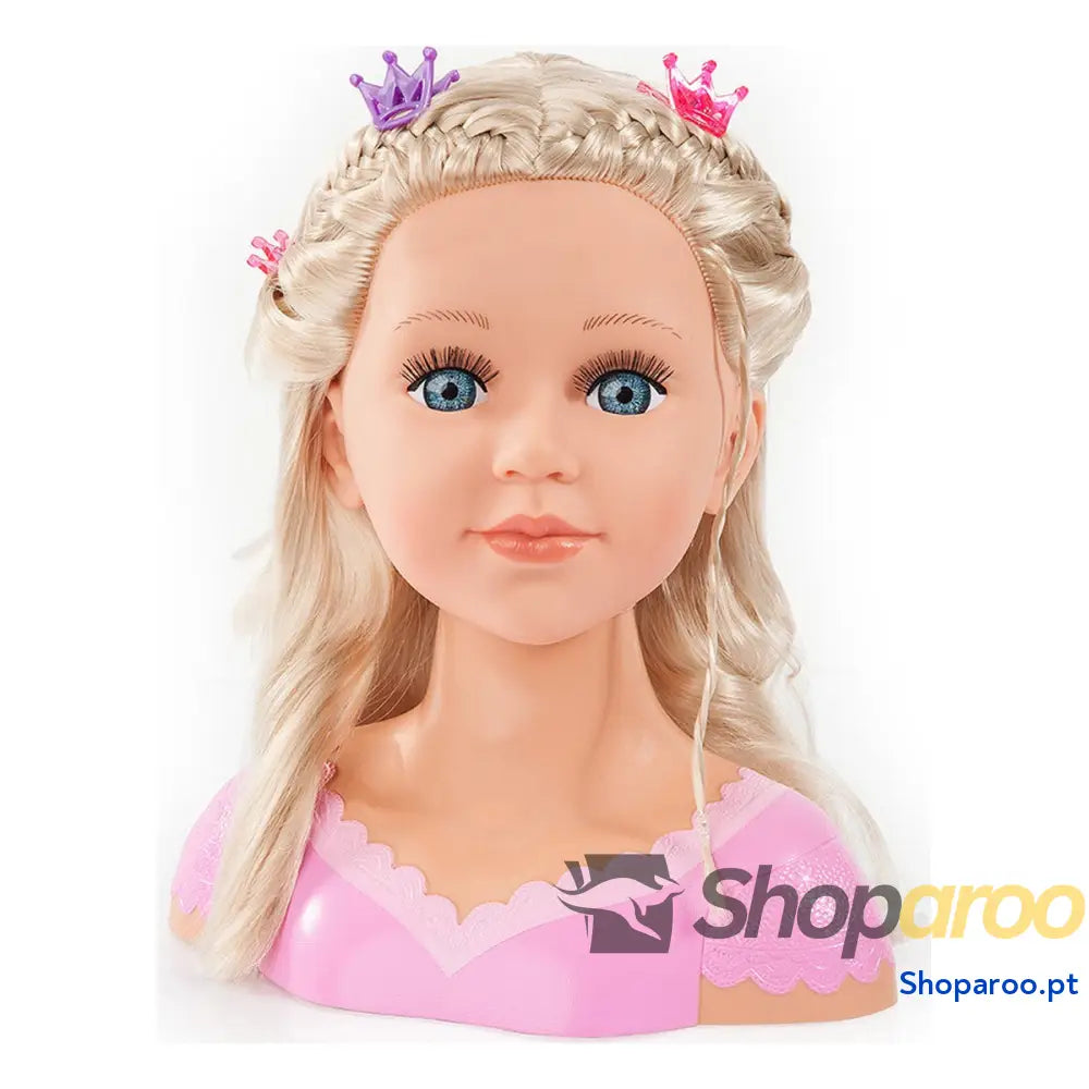 Busto Reig Charlene Super Model Pentear e maquilhar Peruca Loira