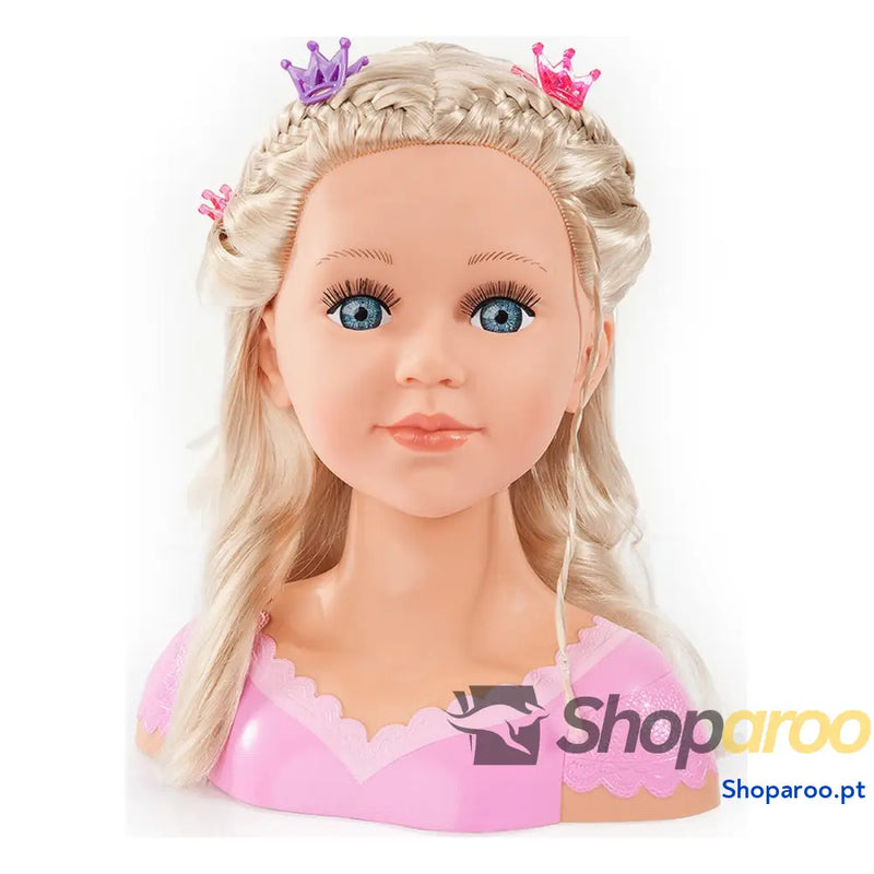 Busto Reig Charlene Super Model Pentear e maquilhar Peruca Loira