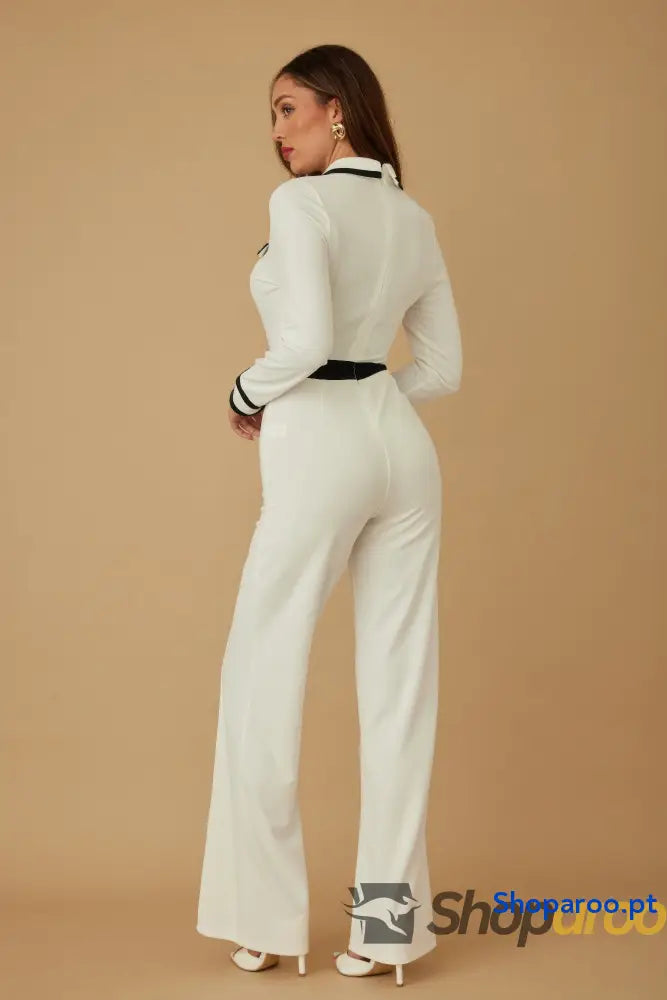 Button Trio Jumpsuit
