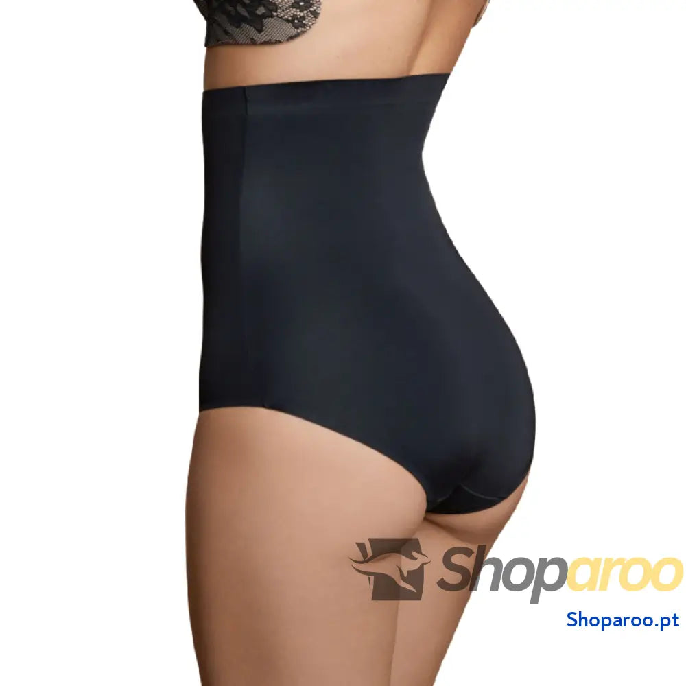BYE-BRA - CINTO SEM EMENDA ESTILO PANTIES PRETO TAMANHO XXL