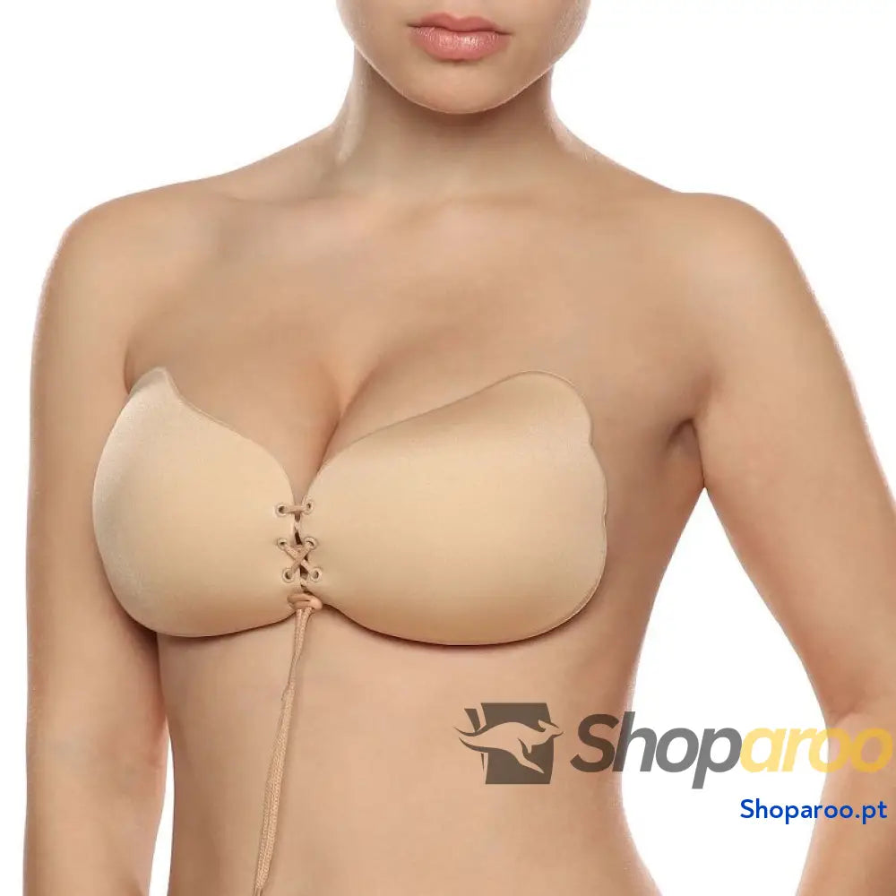 BYE-BRA - LACE-IT APRIMORAMENTO PUSH-UP BEIGE COPO B