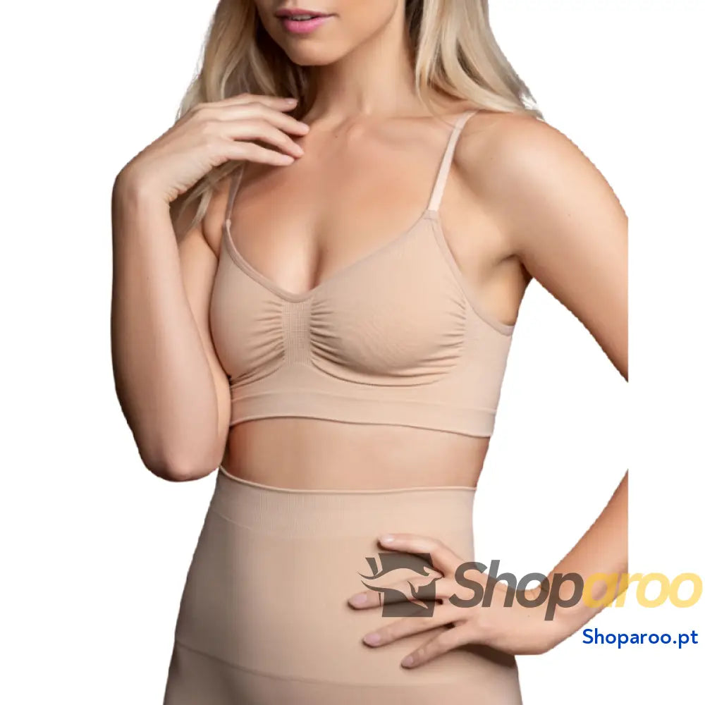 BYE-BRA - MEDIUM CONTROL SUTI SEM PONTOS BEIGE TAMANHO XL