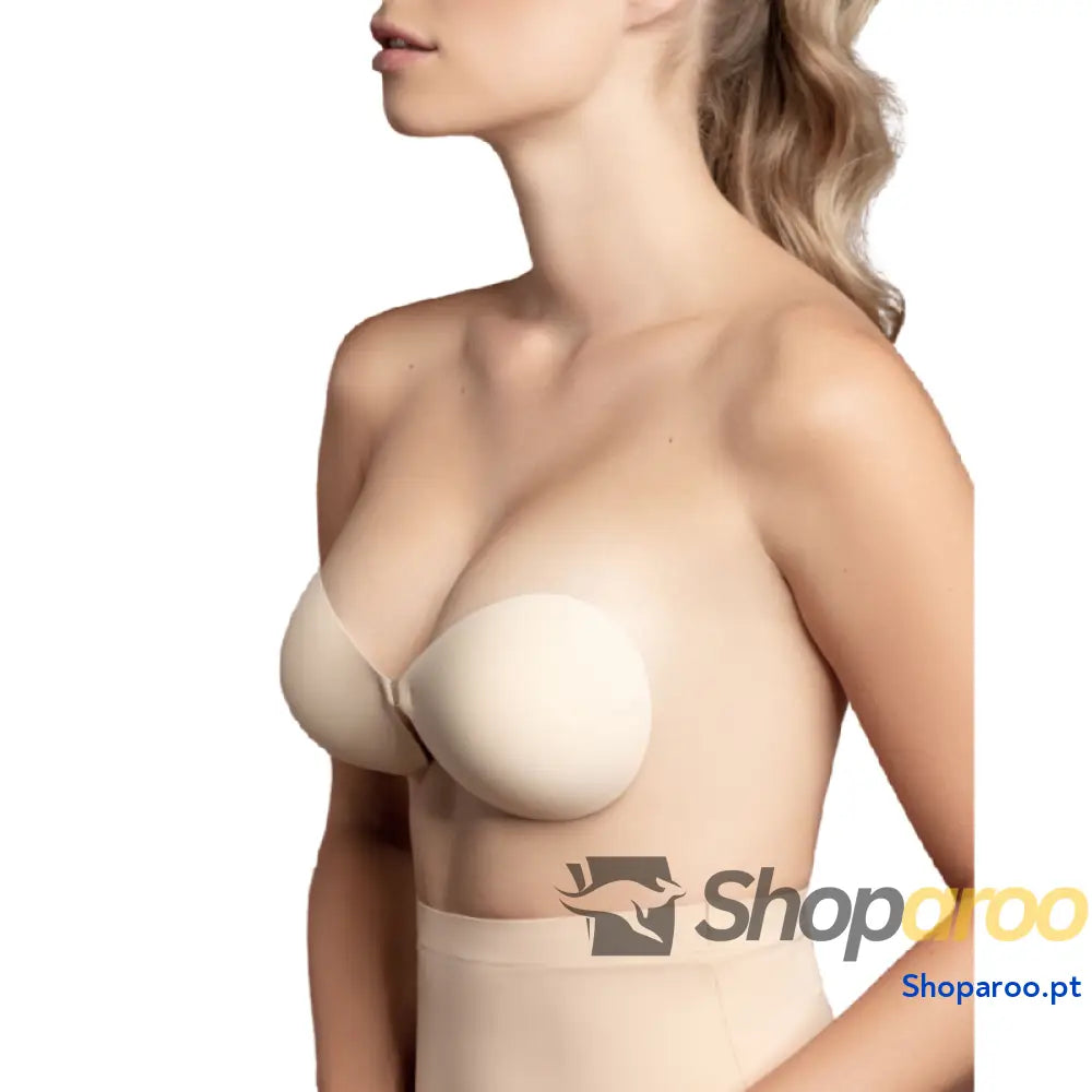 BYE-BRA - SUTI INVISÍVEL BEIGE COPO A