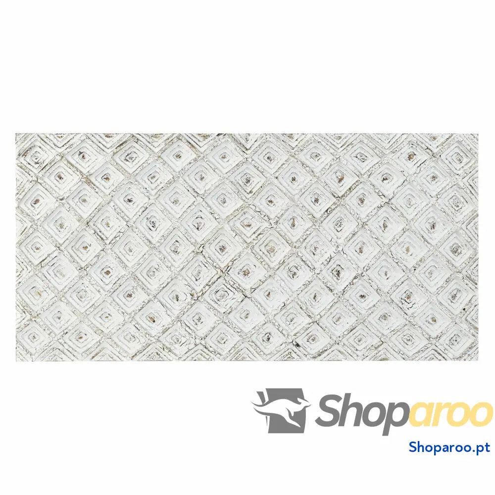 Cabeceira de Cama DKD Home Decor 162 x 4 82 cm Branco Madeira MDF