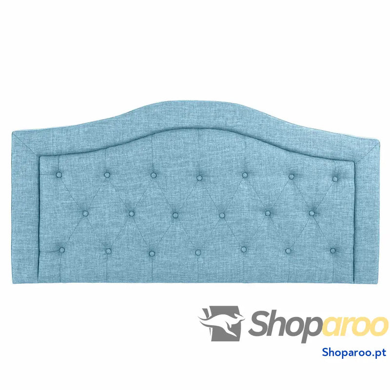 Cabeceira de Cama DKD Home Decor Azul Celeste Madeira 145 x 8 72 cm
