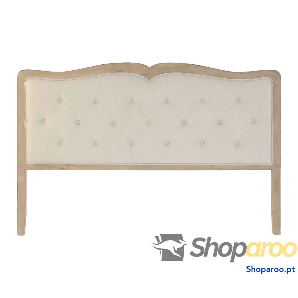 Cabeceira de Cama DKD Home Decor Bege Madeira Eik 180 x 10 120 cm