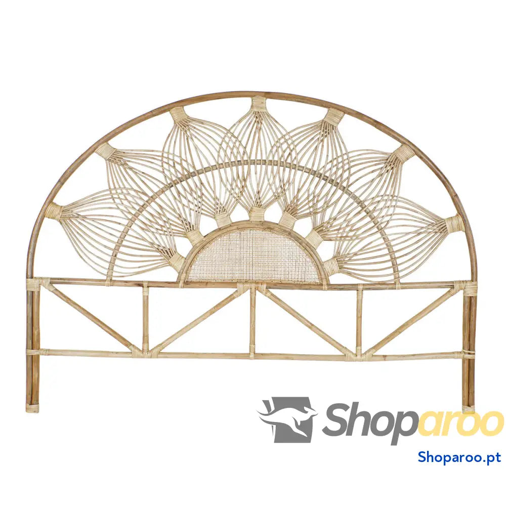 Cabeceira de Cama DKD Home Decor Castanho Natural 180 x 4 90 cm