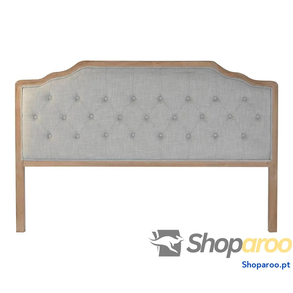 Cabeceira de Cama DKD Home Decor Cinzento claro Eik 180 x 10 120 cm