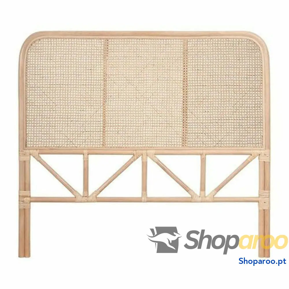 Cabeceira de Cama DKD Home Decor Natural Rotim 178 x 4 128 cm