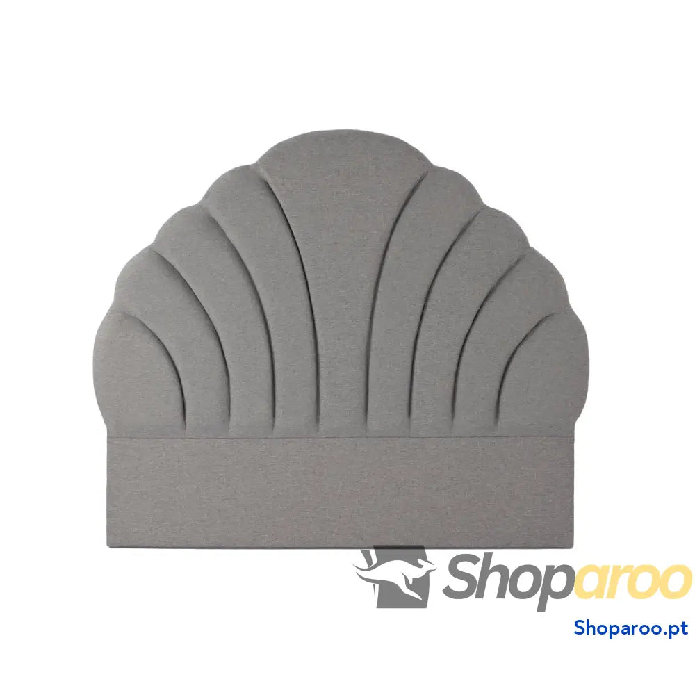 Cabeceira de Cama Home ESPRIT Cinzento Madeira MDF 189 x 8 160 cm