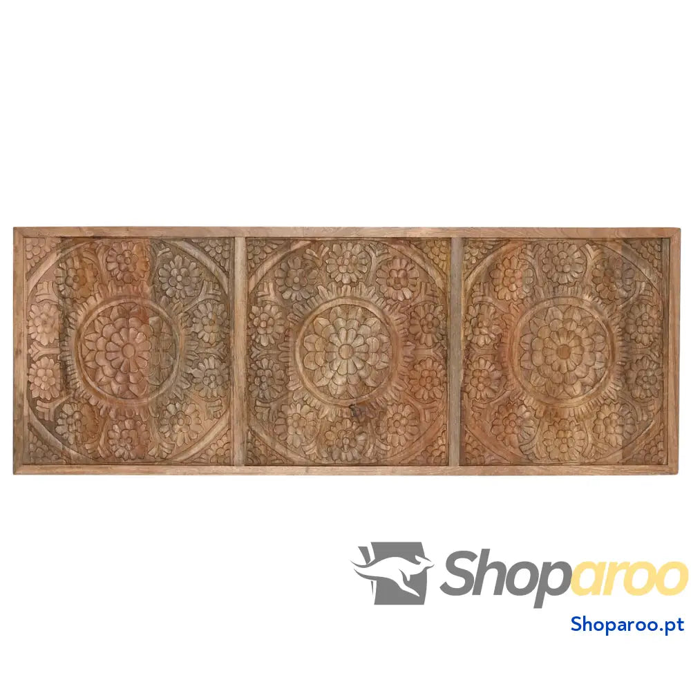 Cabeceira de Cama Home ESPRIT Natural 162,5 X 3,5 60 CM