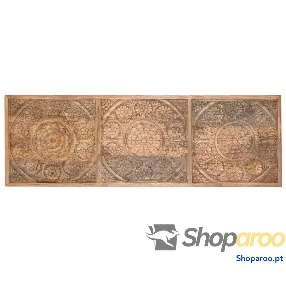 Cabeceira de Cama Home ESPRIT Natural 182 X 3,5 60 CM