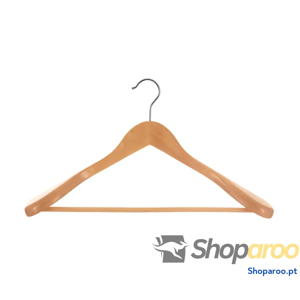 Cabide 5five Simply Smart Castanho Natural Madeira 45 x 23,5 cm Casaco