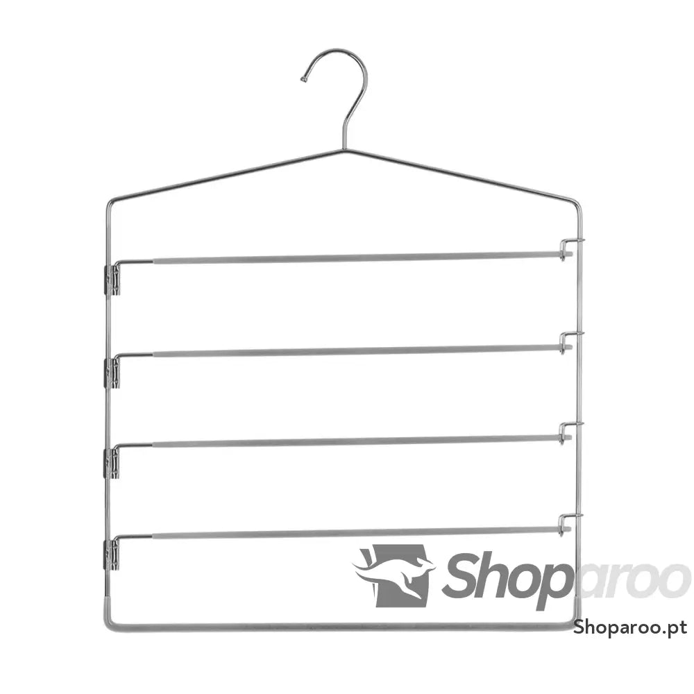 Cabide Múltiplo para Calças 5 em 1 5five Simply Smart Prateado Cinzento claro Ferro 37 x 44,8 cm