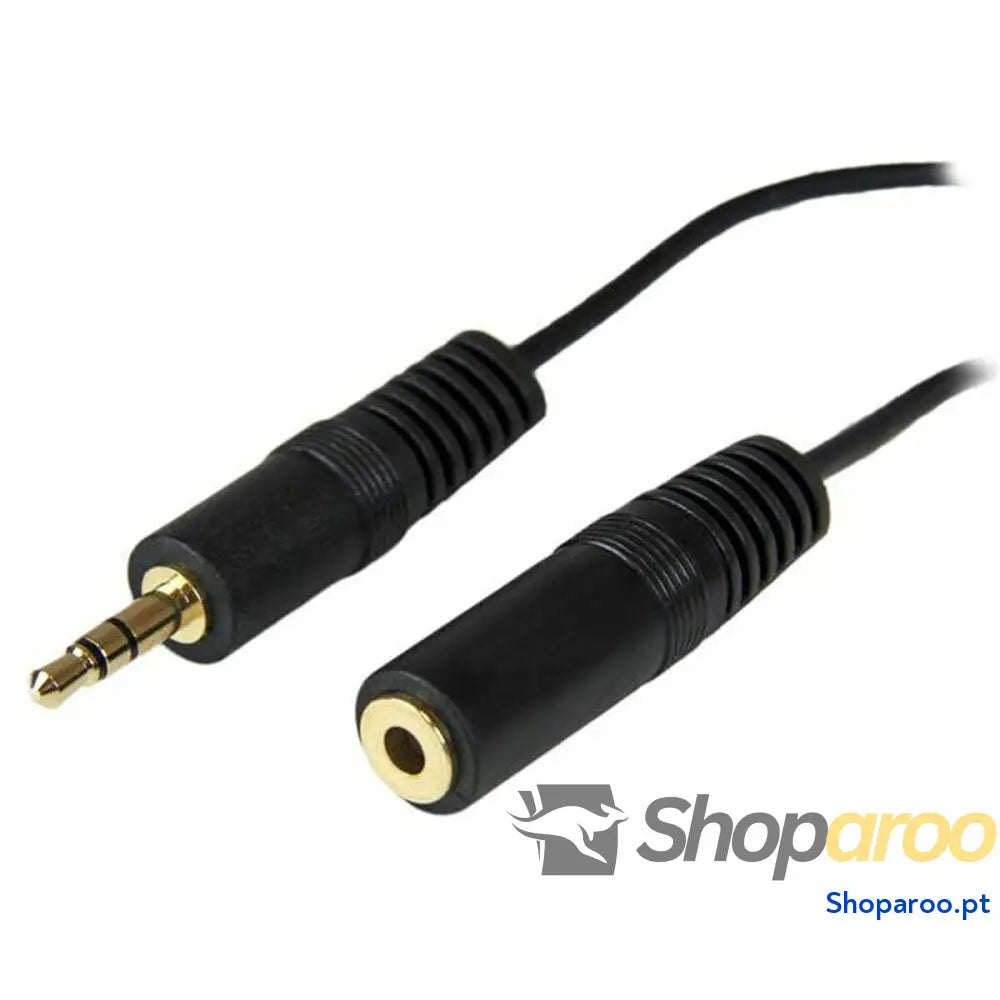 Cabo Alargador Jack (3,5 mm) Startech MU12MF               3,7 m Preto