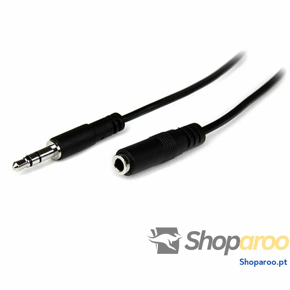 Cabo Alargador Jack (3,5 mm) Startech MU2MMFS              (2 m) Preto