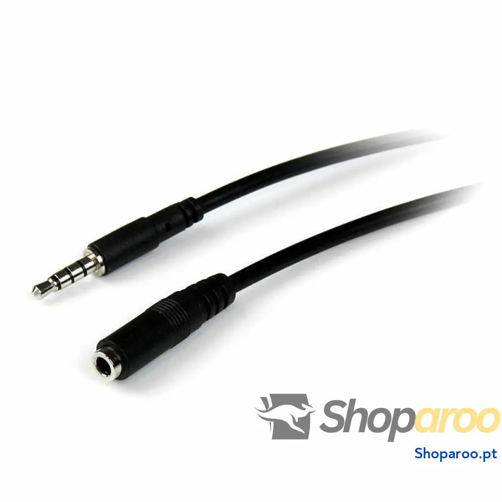 Cabo Alargador Jack (3,5 mm) Startech MUHSMF2M             (2 m) Preto