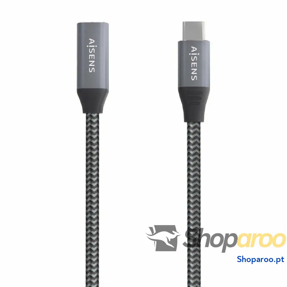 Cabo Alargador USB Aisens A107-0761 Cinzento 1,5 m (1 Unidade)