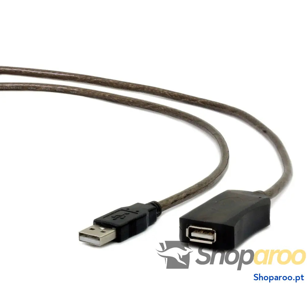 Cabo Alargador USB GEMBIRD USB A/USB A M/F 5m Preto 5 m