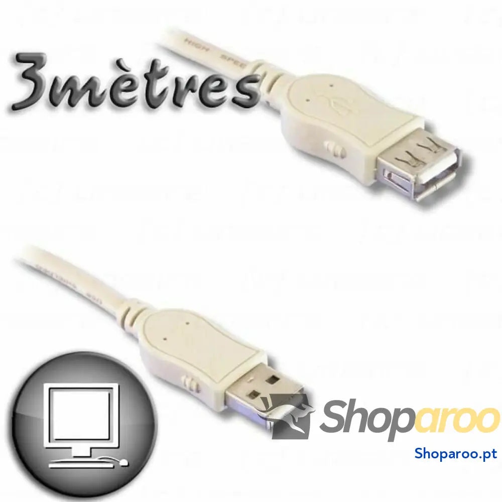 Cabo Alargador USB Lineaire PCUSB211E 3 m