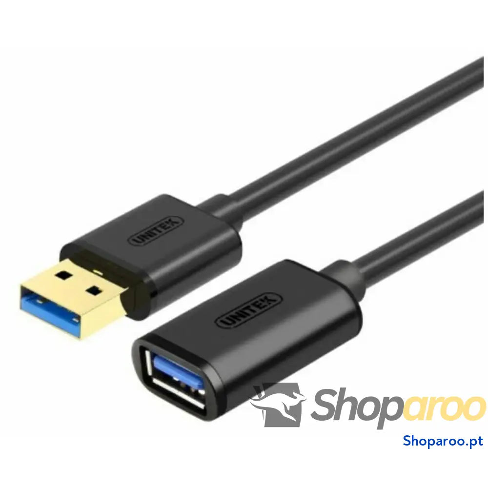 Cabo Alargador USB Unitek Y-C456GBK Preto 50 cm